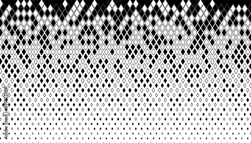 Abstract geometric background pattern. Black isolated on white background. Vector Format Illustration 