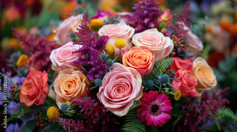 a bouquet of flowers a bouquet of flowers