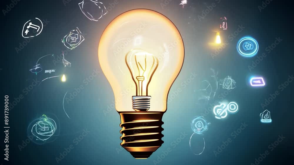 Innovative concept and imaginative thought Innovative concept and imaginative thought