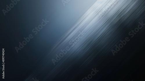 A dark blue gradient background with diagonal light streaks fading into a lighter blue
