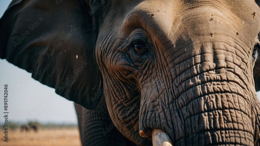 The gentle giants of the savannah captured in their natural elegance The gentle giants of the savannah captured in their natural elegance