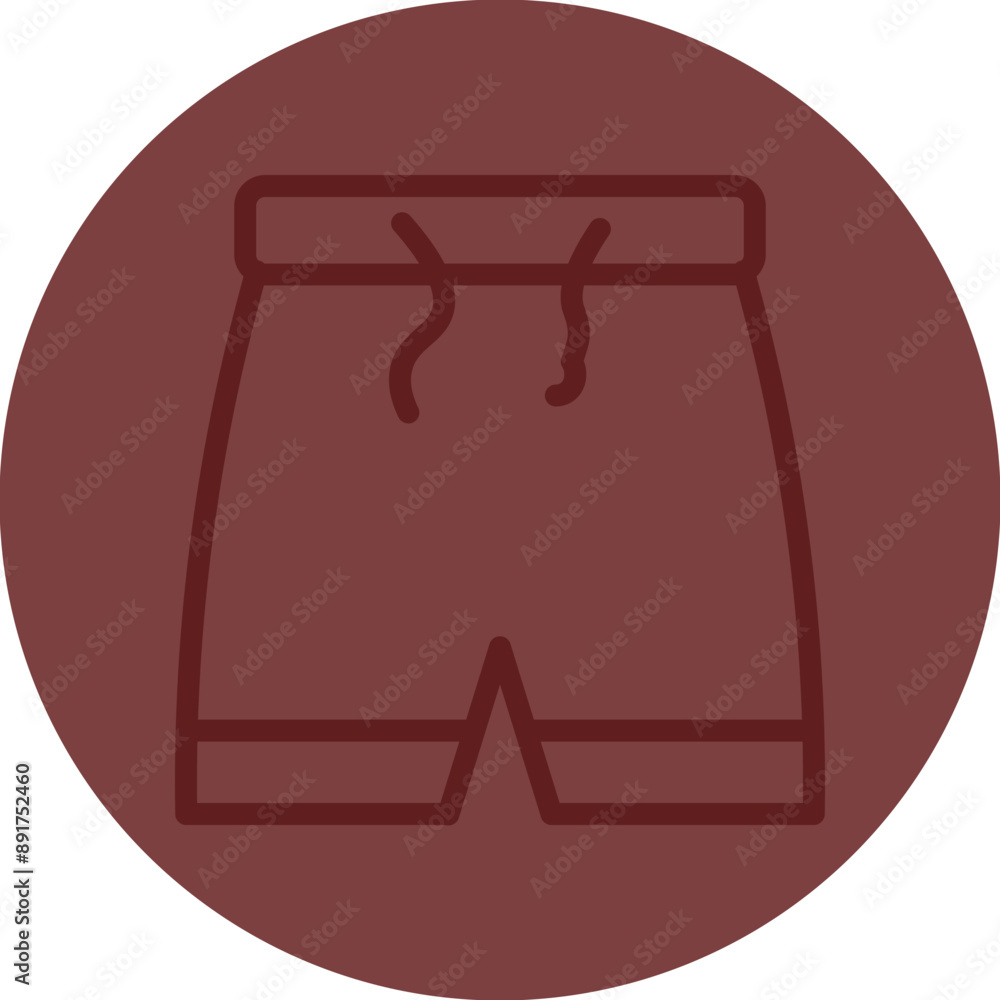 Shorts Vector Line Maroon Circle Maroon Shorts Vector Line Maroon Circle Maroon