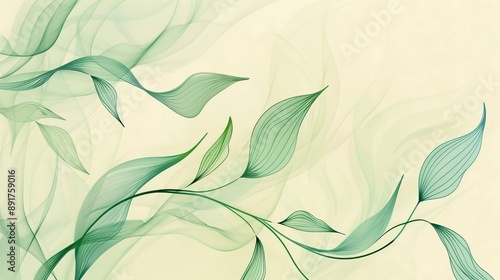 simplistic floral background