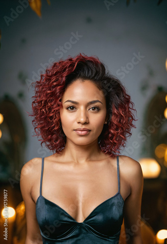 Beautiful Mixed-Race Woman
