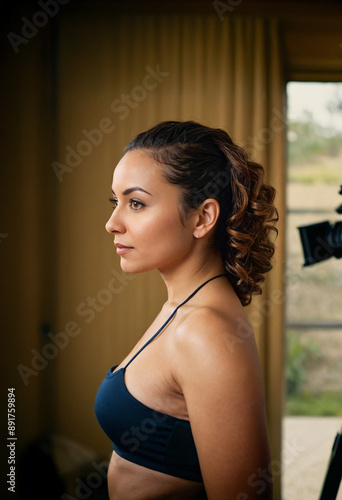 Beautiful Mixed-Race Woman