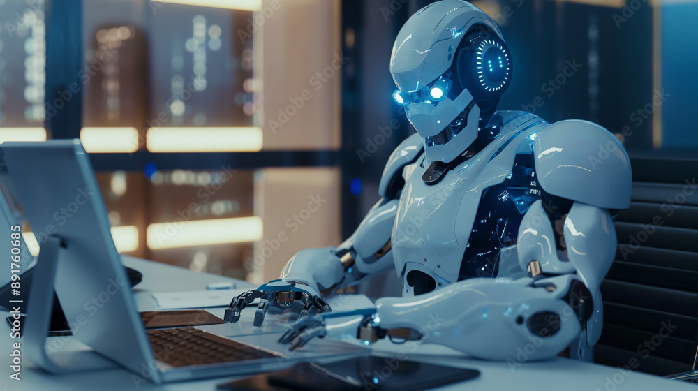Concept of artificial intelligence for industrial revolution and automation Concept of artificial intelligence for industrial revolution and automation