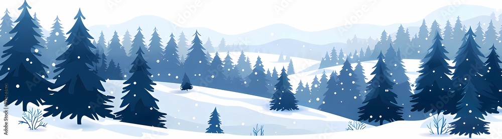A minimalist illustration of snowy mountains with coniferous trees. The simple design features snow-capped peaks and a forested hillside, capturing the essence of an Alpine mountain range. A minimalist illustration of snowy mountains with coniferous trees. The simple design features snow-capped peaks and a forested hillside, capturing the essence of an Alpine mountain range.