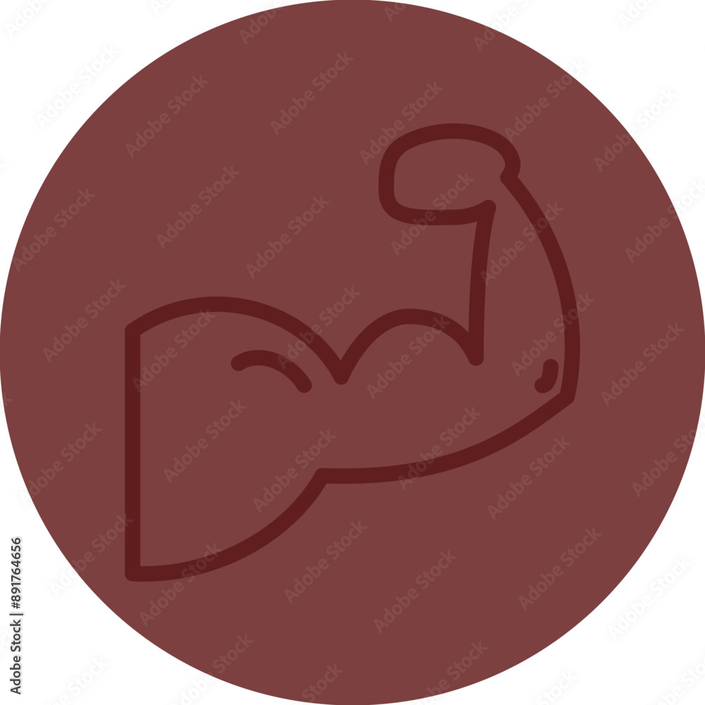 bodybuilding Vector Line Maroon Circle Maroon bodybuilding Vector Line Maroon Circle Maroon