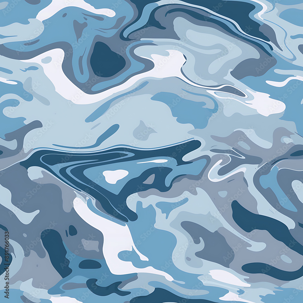 High-resolution air force camo pattern with detailed blue and gray elements for seamless wallpaper 4 High-resolution air force camo pattern with detailed blue and gray elements for seamless wallpaper 4