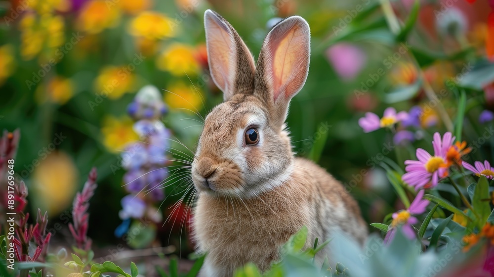 Garden Whimsy: A Rabbit Floral Journey Garden Whimsy: A Rabbit Floral Journey