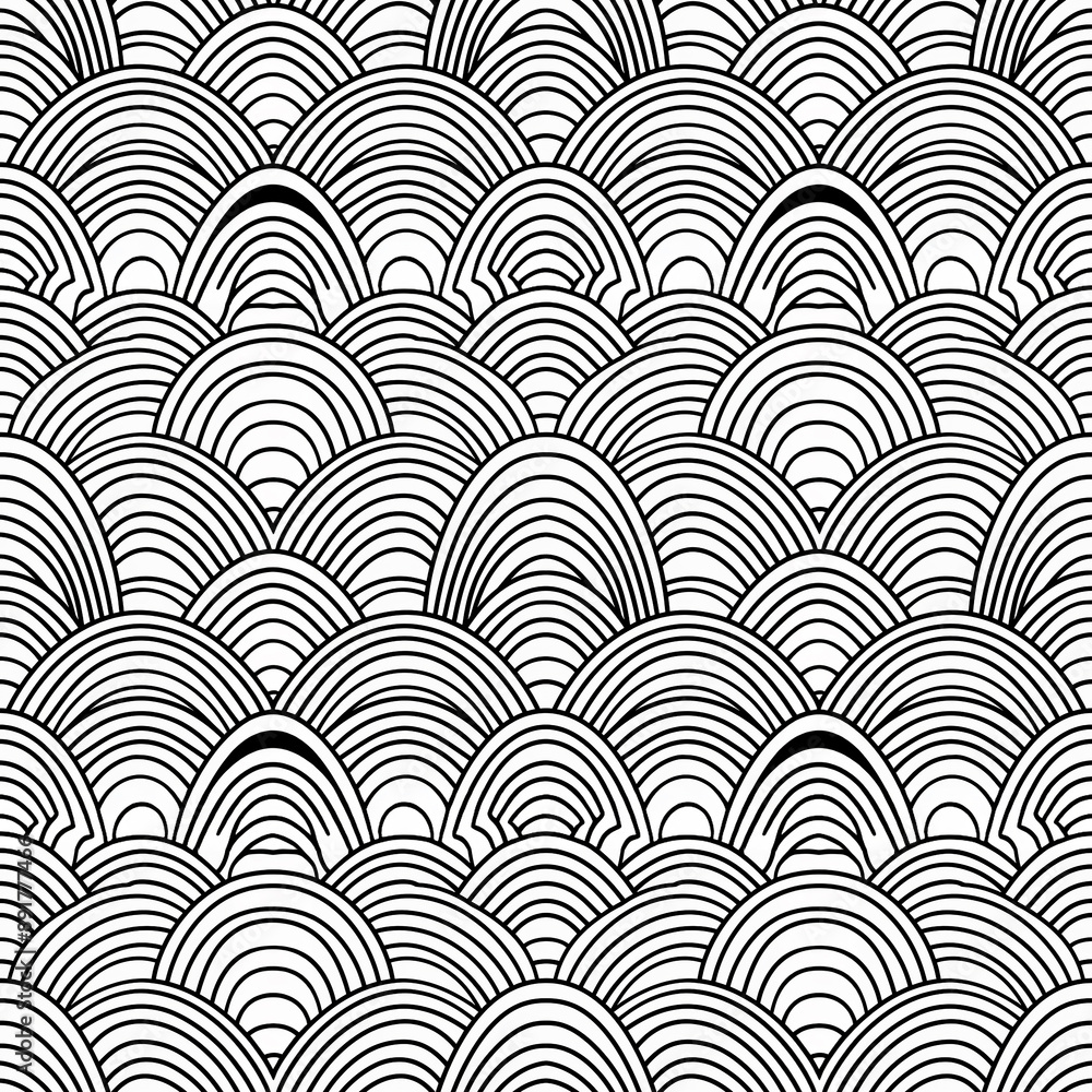 Black and white abstract geometric pattern Black and white abstract geometric pattern