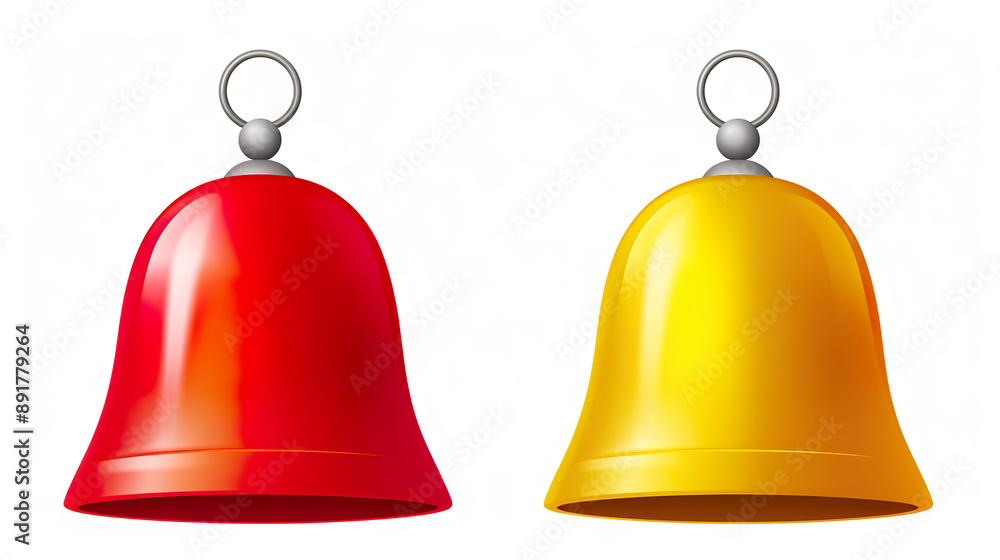 Isolated notification bell on a white background Isolated notification bell on a white background
