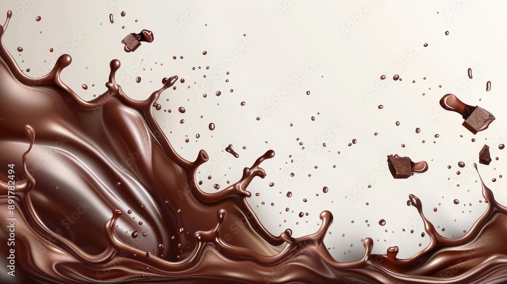 chocolate splash vector chocolate splash vector