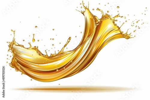 oil splash vector illustration