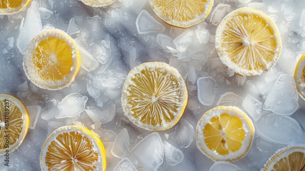 lemon slices background lemon slices background