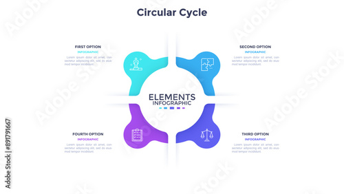 Modern Infographic Vector Banner