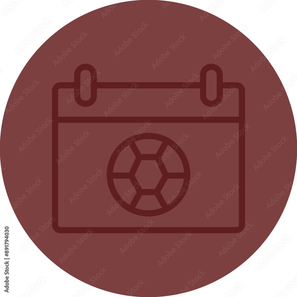 Sports Day Vector Line Maroon Circle Maroon Sports Day Vector Line Maroon Circle Maroon