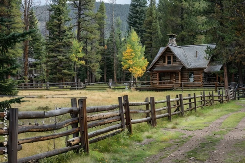 wooden house