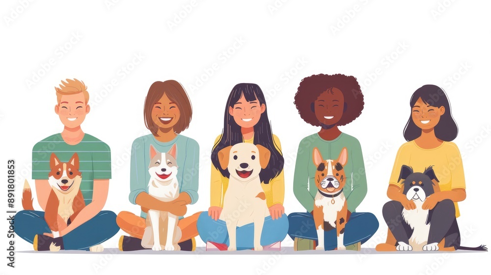 Interactive pet care workshop showcasing a diverse