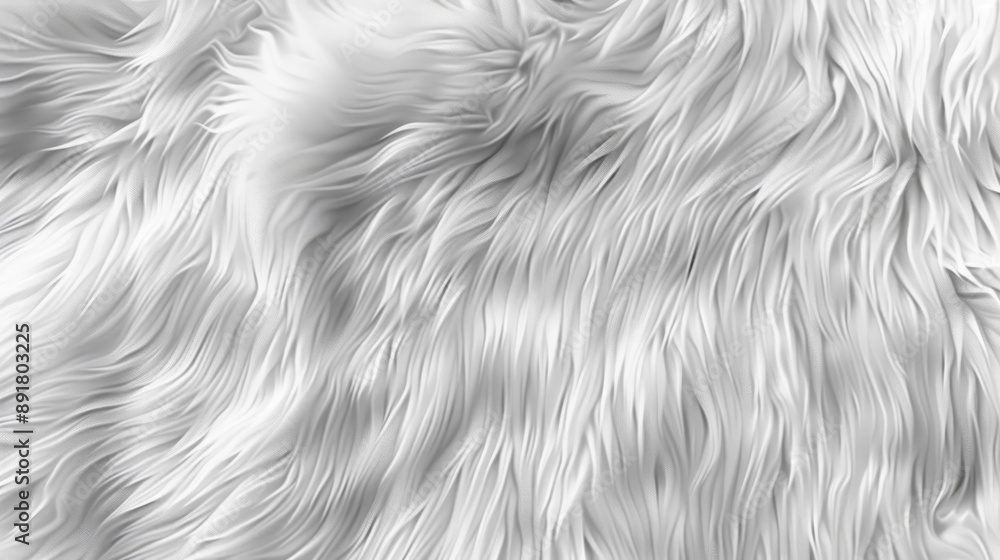 Smooth and luxurious white fur texture background, exuding elegance and sophistication Smooth and luxurious white fur texture background, exuding elegance and sophistication