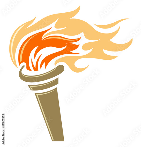 sports torch symbol.ai