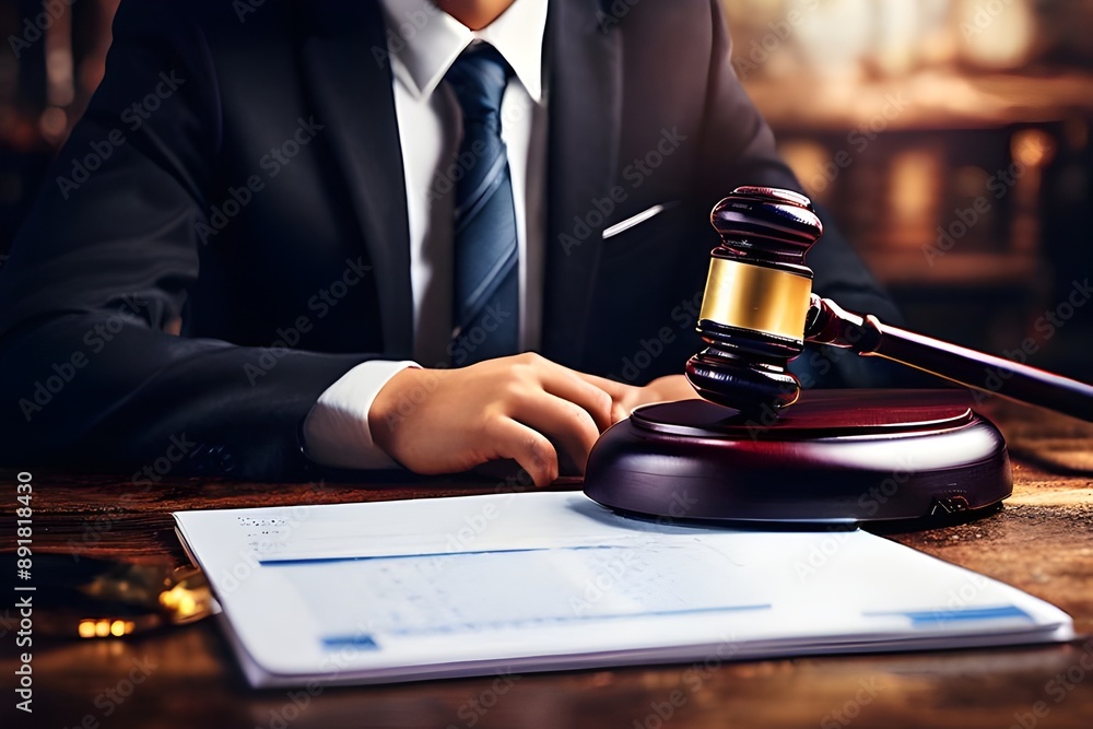 A judge's gavel in front of the candidate, representing authority and decision-making in choosing the best candidate - Choosing the best candidate. A judge's gavel in front of the candidate, representing authority and decision-making in choosing the best candidate - Choosing the best candidate.