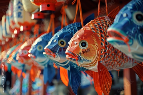 group of fortune teller paper 