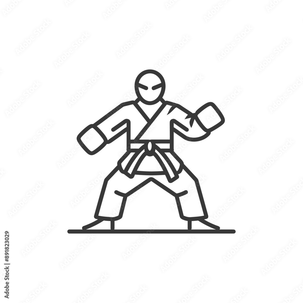 karate,taekwondo,judo,jiu jitsu minimalist line art icon logo symbol karate,taekwondo,judo,jiu jitsu minimalist line art icon logo symbol