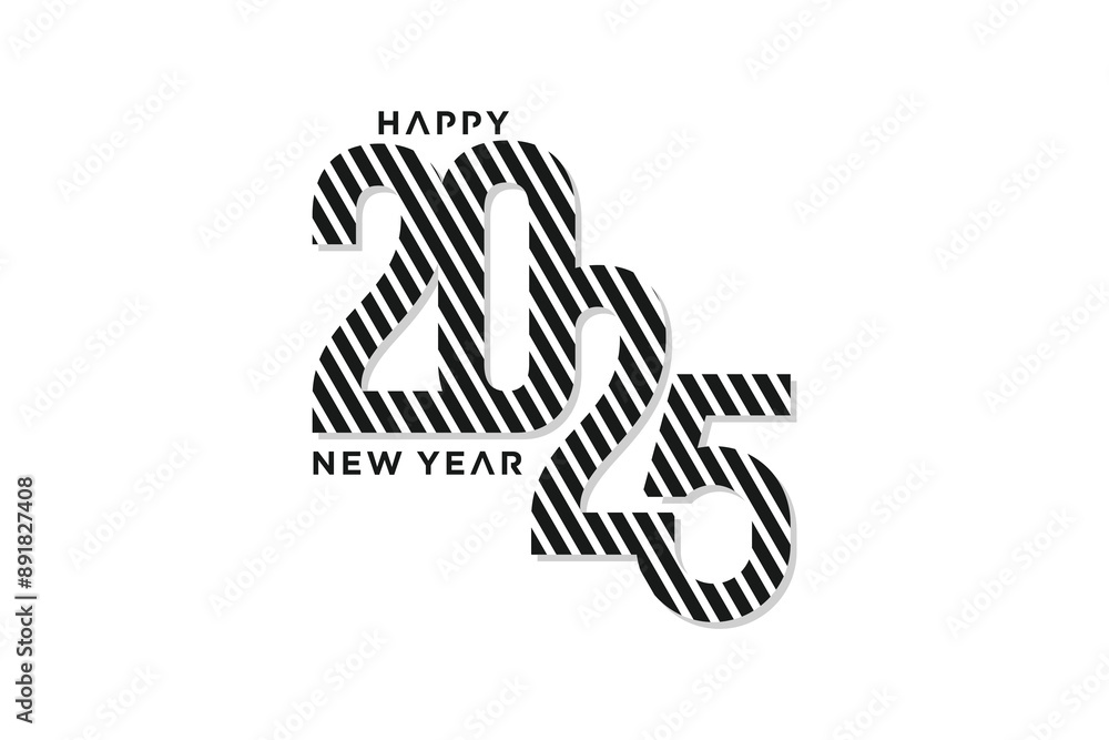 2025 logo vector design with modern style 2025 logo vector design with modern style