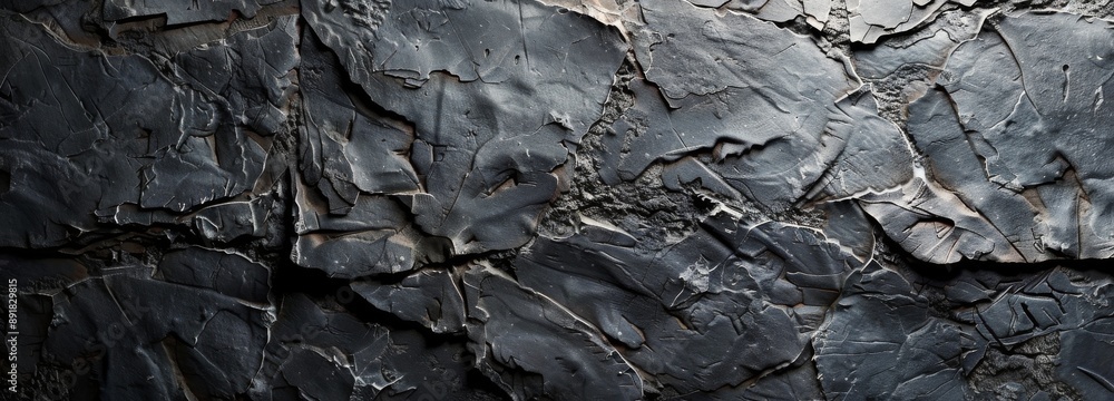 Close Up Of A Cracked And Rough Dark Grey Rock Surface Close Up Of A Cracked And Rough Dark Grey Rock Surface