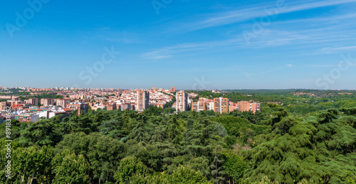 La Casa de campo, parc naturel à l'ouest de Madrid, Espagne