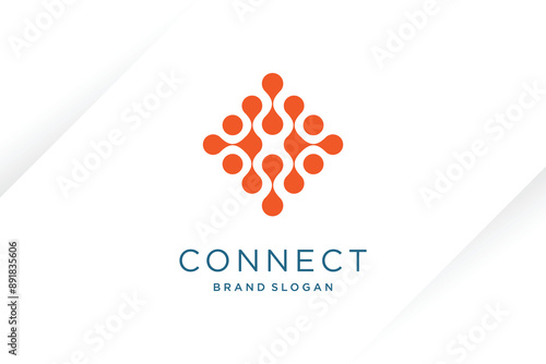Molecul tech design element vector idea with modern concept