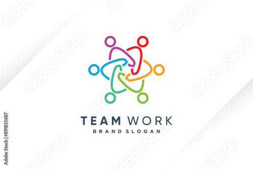 Community design element idea with modern creative concept high resolution vector