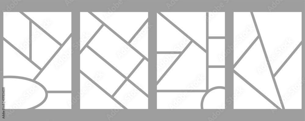 Set of templates minimalistic geometric photo frames. Mood board or photo image layout. Simple trendy geometric design Set of templates minimalistic geometric photo frames. Mood board or photo image layout. Simple trendy geometric design