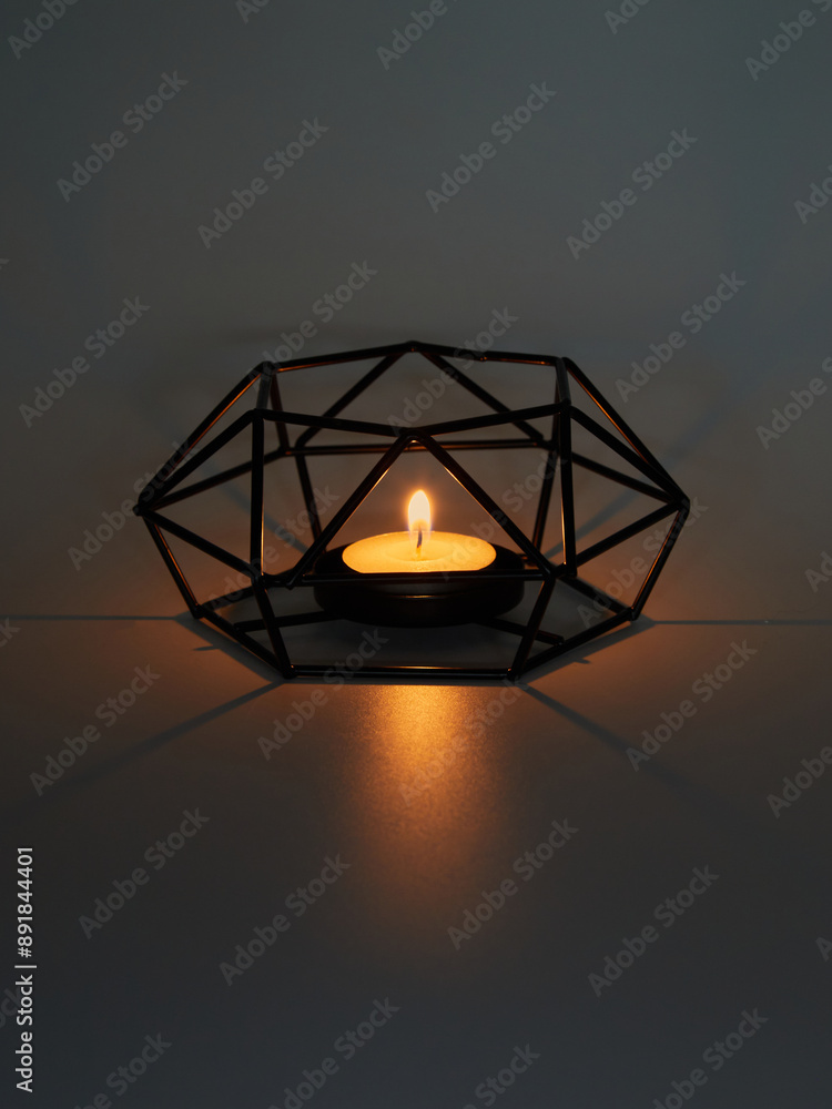black metal candle holder in the home interior black metal candle holder in the home interior