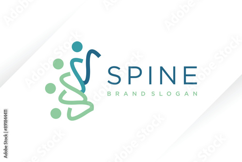 Chiropractic design element idea with creative unique concept high resolution vector