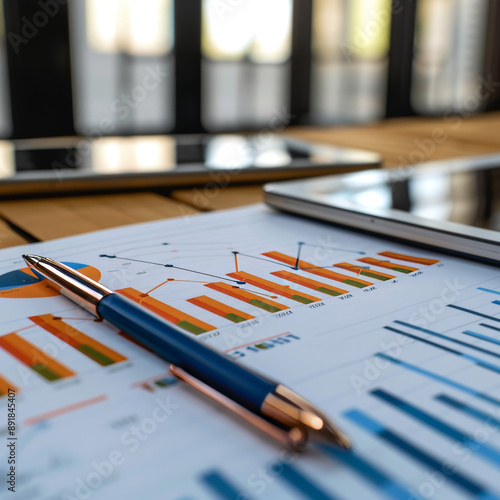 Charts and graphs show the financial health of a business. They can track banking activity, statistics, and overall development.