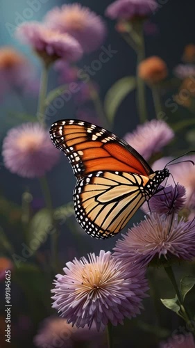 monarch butterfly on flower