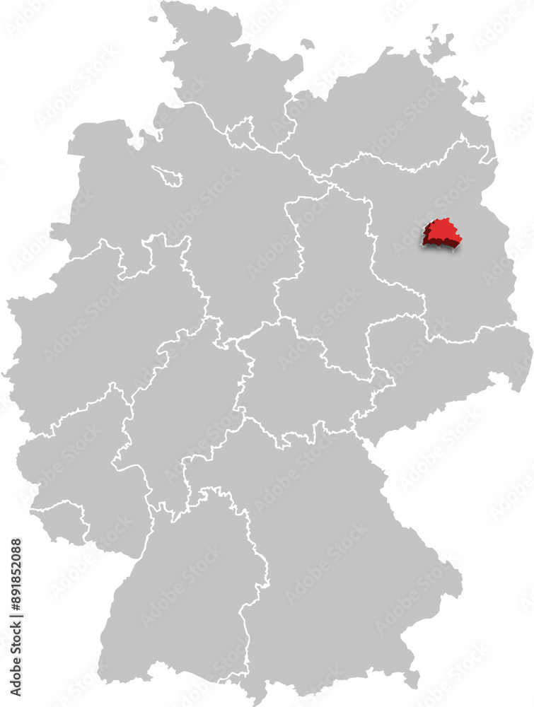 Berlin MAP STATE OF GERMANY 3D ISOMETRIC MAP Berlin MAP STATE OF GERMANY 3D ISOMETRIC MAP