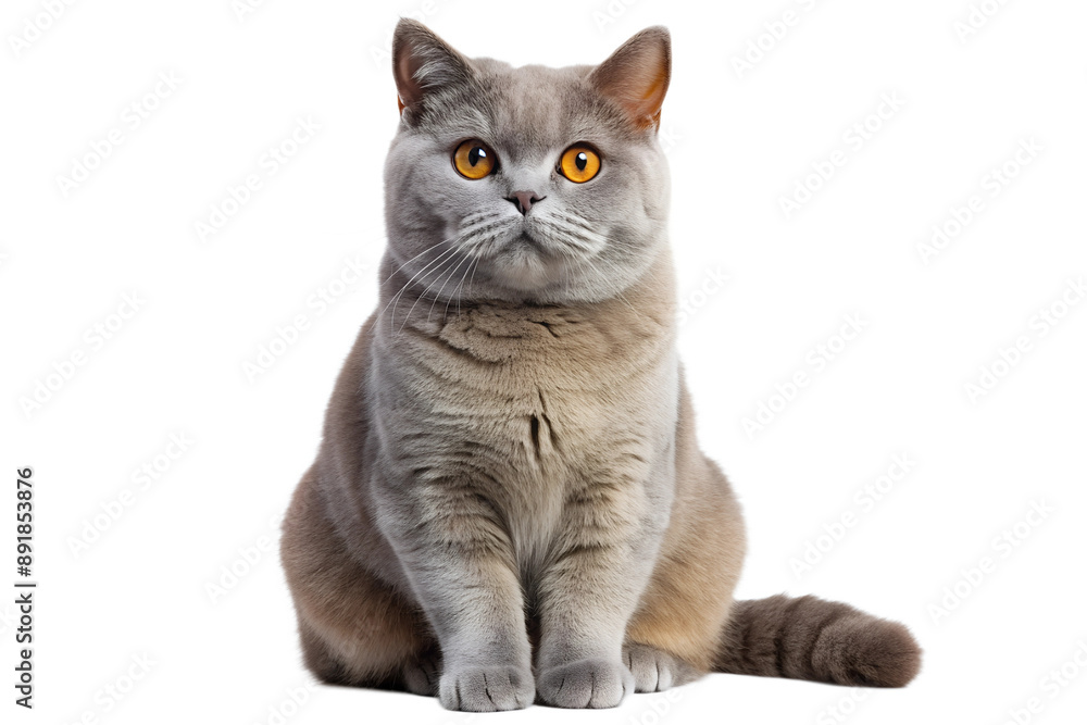 Fototapeta premium British Shorthair Cat The Teddy Bear of the Cat World
