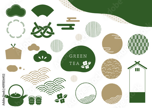 日本の抹茶や緑茶に合う和柄とデザイン