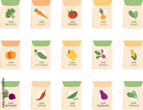 SEEDS PACKETS