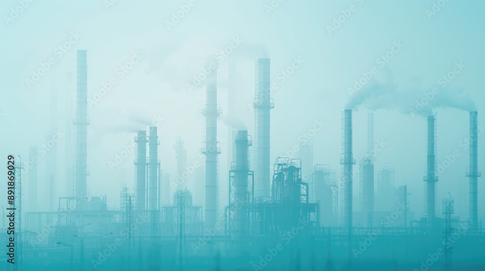 Industrial Factory Smoke Fog Pollution Industrial Factory Smoke Fog Pollution