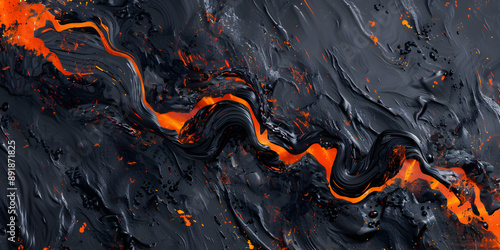 Burning lava abstract background