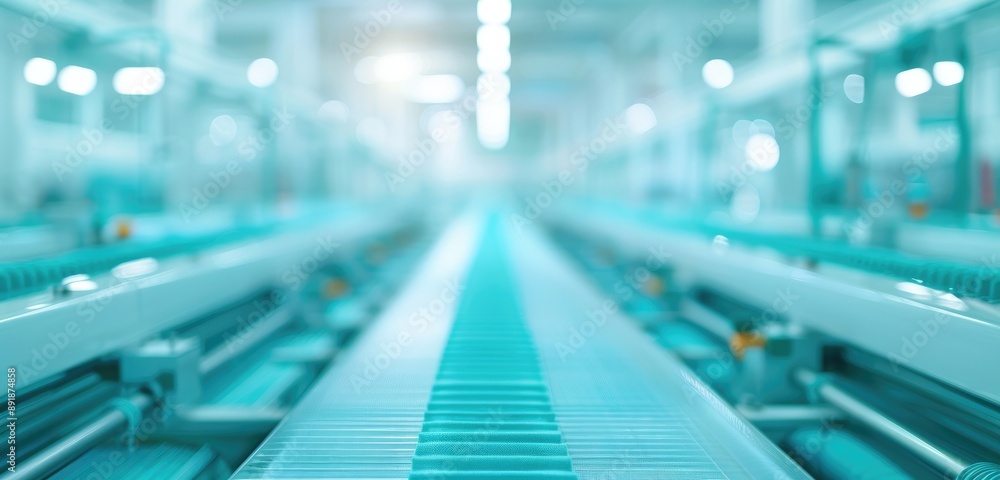 Blurred Background Image of Innovative Textile Factory and Fashion Industry Machinery Producing Fabric Blurred Background Image of Innovative Textile Factory and Fashion Industry Machinery Producing Fabric