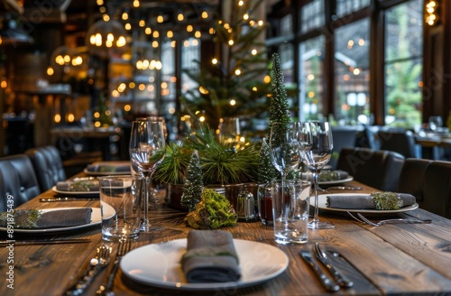Candlelit Dinner Table Decor