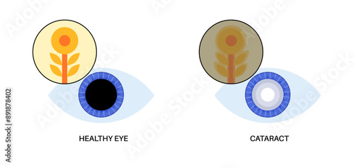 Cataract eye disease