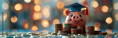 Piggy Bank Graduation Savings