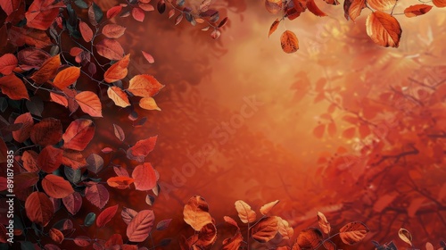 Autumn Leaves Border