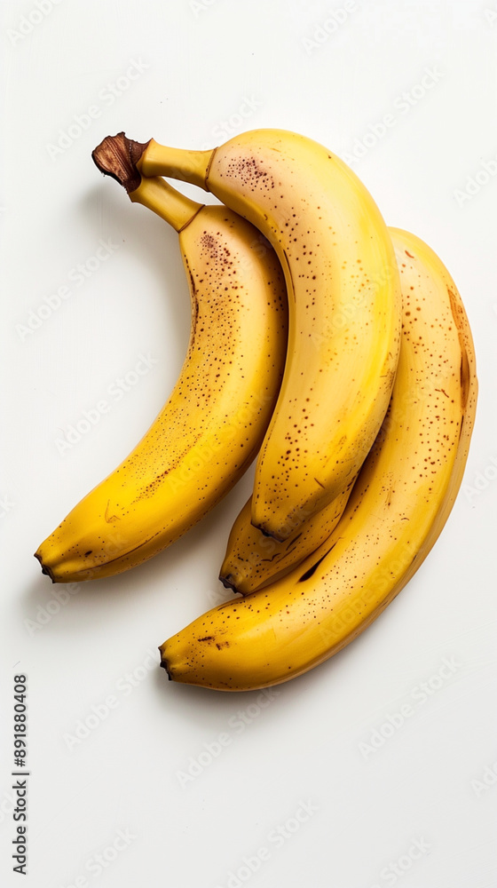 Bananas on white background Bananas on white background